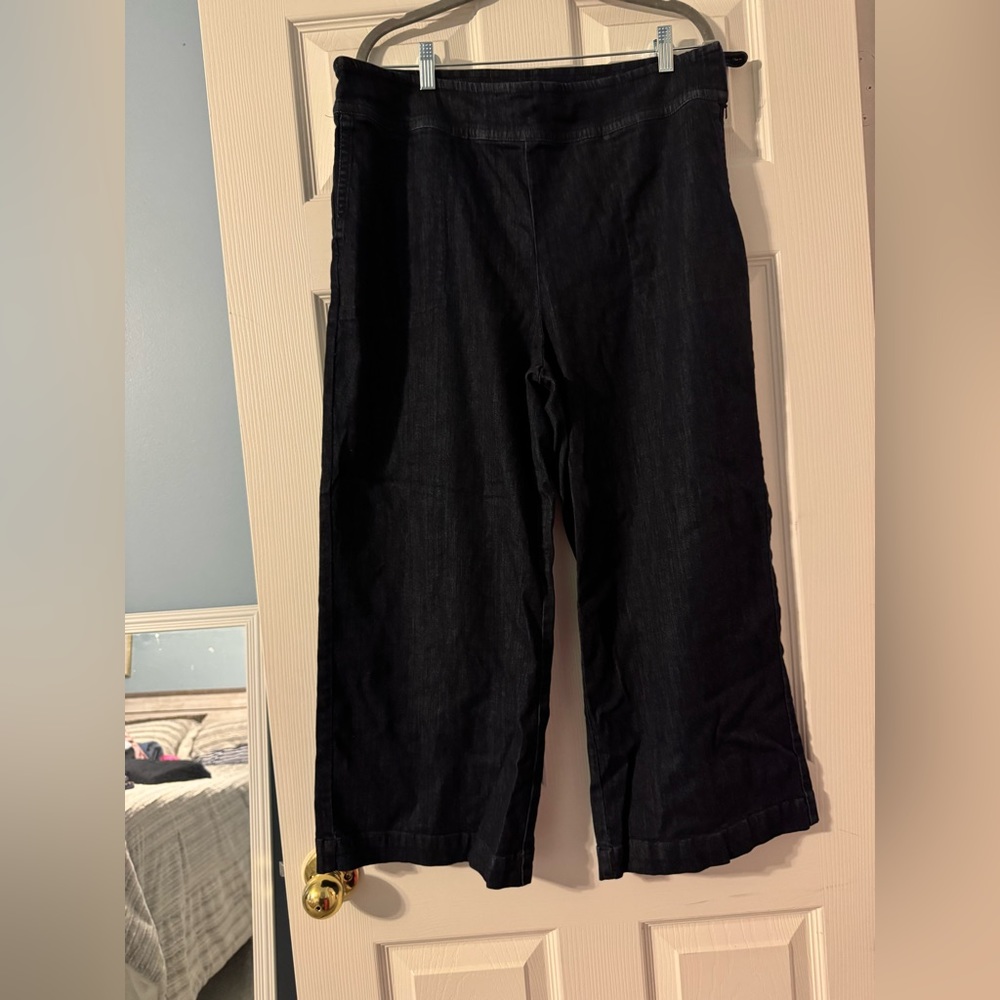 Wide leg dress jeans